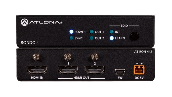 Atlona AT-RON-442 HDMI Splitter, 1 X 2