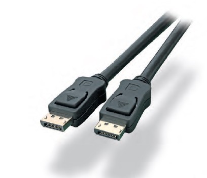 TTL Displayport-Kabel 1m DP 1.2 St./St. schwarz
