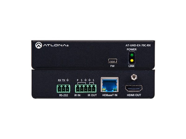 Atlona AT-UHD-EX-70C-RX HDBaseT Receiver, max.70m
