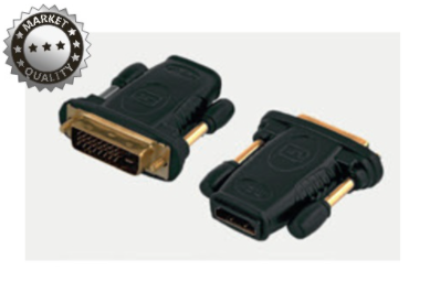 TTL HDMI Buchse > DVI Stecker Adapter, schwarz